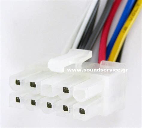 Pioneer Iso 16 Cable Car Audio 10 Pin Iso Connectors Cables For Car