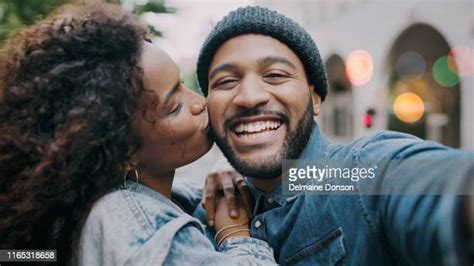 Interracial Kissing Photos Stock Fotos Und Bilder Getty Images