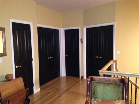 Black Doors Inside House