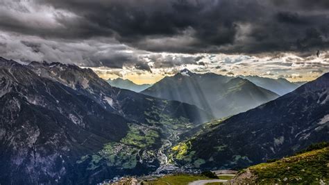 Nature Landscape Mountain Clouds Sunlight Austria