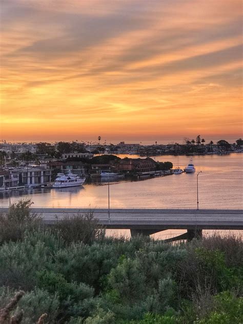 View Of Newport Harbor As Seen From The Scenic Overlook Of Castaways