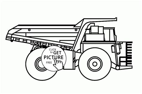 Or else, do online coloring directly from your tab, ipad or on our web feature for this put all garbage inside truck coloring pages. Construction Dump Truck coloring page for kids ...