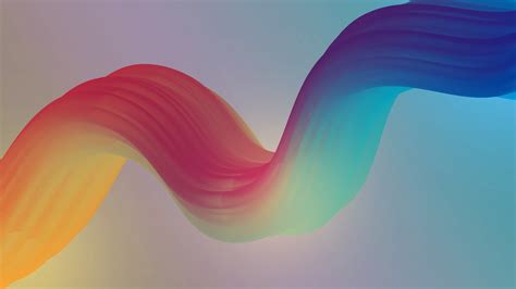 3d Abstract Abstract Colorful Wavy Lines Retro Theme Hd Wallpaper