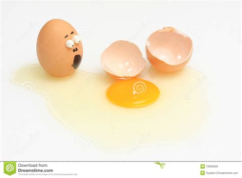 Egg Accident Stock Image Image Of Shell Isolated Detail 15905625