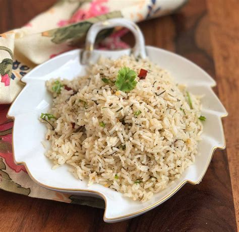 Herbed Butter Rice Recipe With Rosemary And Thyme Incriediableindia