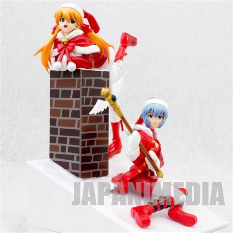 Evangelion Cake Asuka Langley And Rei Ayanami Christmas Santa Figure