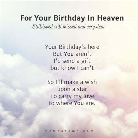 Happy Birthday Quotes And Images To Someone In Heaven In 2023