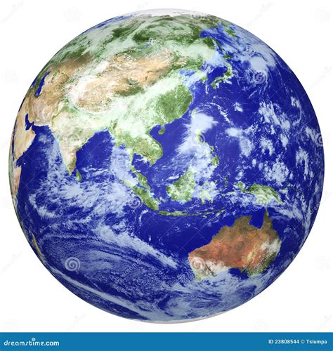 Earth Globe Stock Illustration Illustration Of Japan 23808544