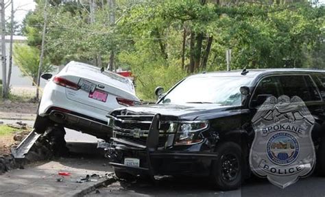 Spokane Police Say Five Vehicles Damaged Several Officers Injured In