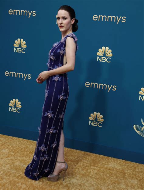 Rachel Brosnahan Emmy Awards 2022 Red Carpet Celebmafia