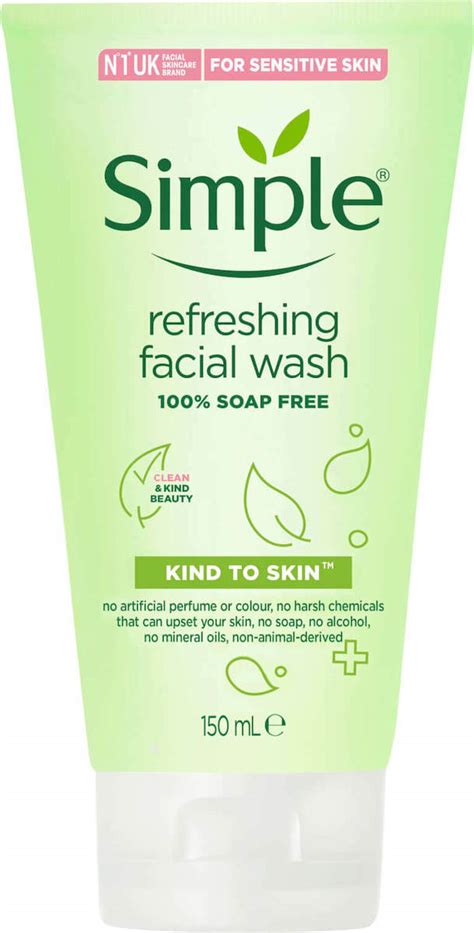 Simple Kind To Skin Refreshing Face Wash 150ml Skroutzgr
