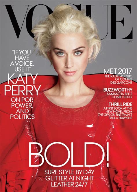 Katy Perry Vogue Magazine Us May 2017 Cover And Photos Celebmafia
