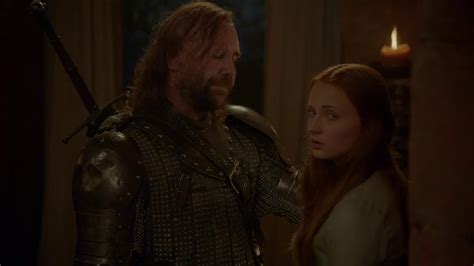 Deleted Scene Sansa And Clegane Hound Game Of Thrones