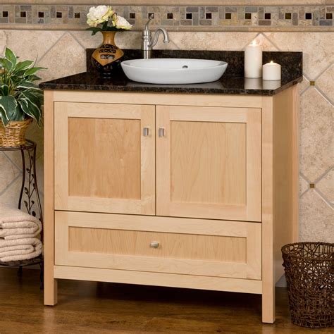 Buying a bathroom vanity is not as easy as pulling an item down from the store shelf and checking the material. 36" Alcott Vanity - Natural Maple - Cabinet Only | Master ...