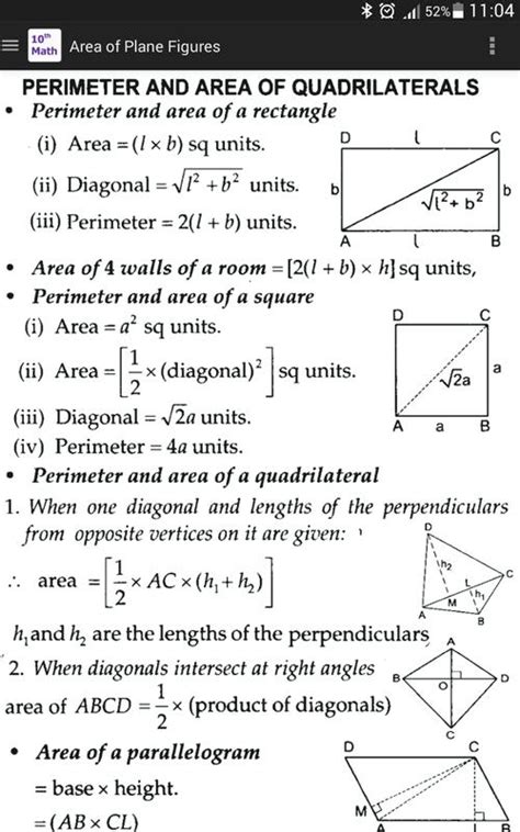 These formula sheet will be helpful to all the candidates in revision and to score good marks in jee mains. 10th Class Math Formula for Android - APK Download