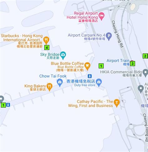 Hong Kong International Airport Floor Plan