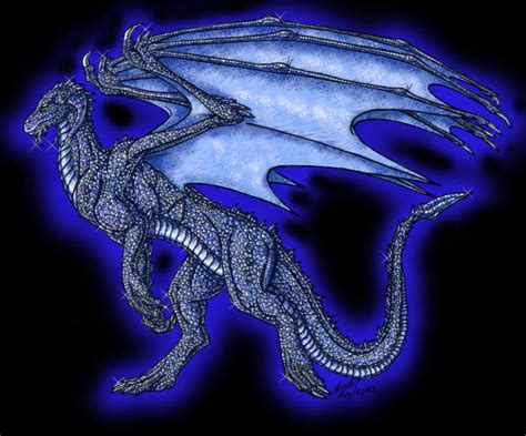 Sapphire Dragon By Psycrowe On Deviantart