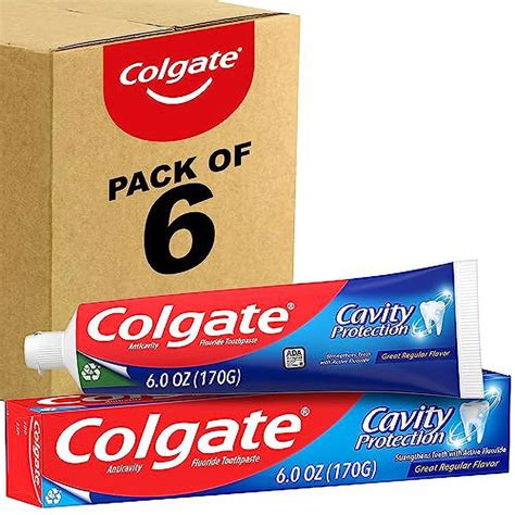 Colgate Cavity Protection Toothpaste With Fluoride Great Regular