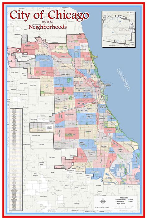 Printable Map Of Chicago Neighborhoods Get Your Hands On Amazing Free