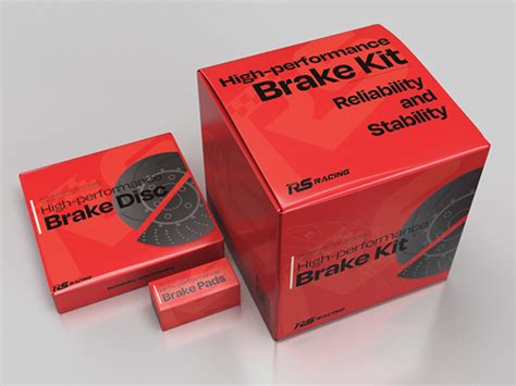 Package Design For Brake Kits On Behance
