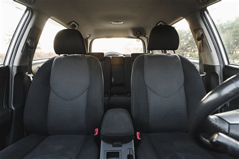 Car Interior Part Of Front Seats Close Stock Photo Download Image Now