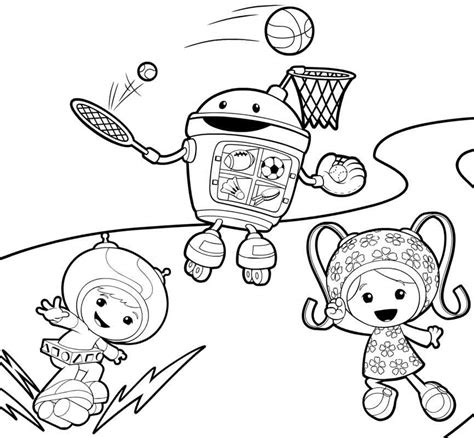 Hudtopics Team Umizoomi Coloring Pages Printable