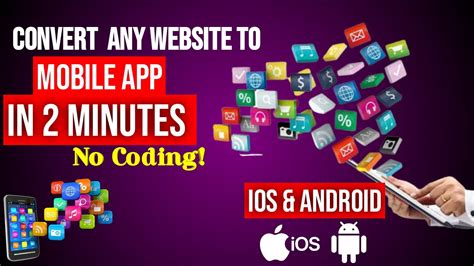 How To Create An App In 10 Minutes Without Coding Turn Websites Into