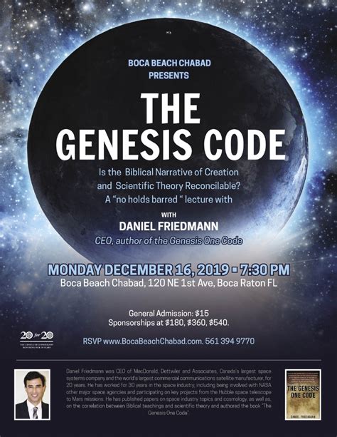 Check spelling or type a new query. The Genesis Code - Boca Beach Chabad