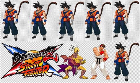 Goku Dragon Ball X Street Fighter Sprite Designs By Dbspritefight On