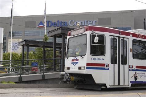 Trax At Former Delta Center Utah Transit Authority Flickr