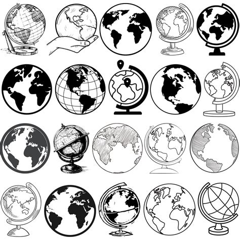 Globe Svg Bundle Globe Clipart Globe Svg Cut Files For Cricut