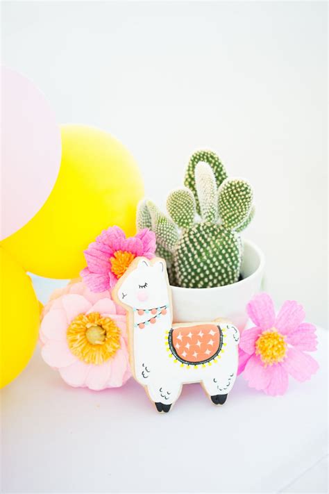 Llama and cactus party supplies were found in every corner of the event, but with the bright white walls, chairs and gift table, the colorful balloons popped even more! Kara's Party Ideas Llama First Birthday Party | Kara's ...