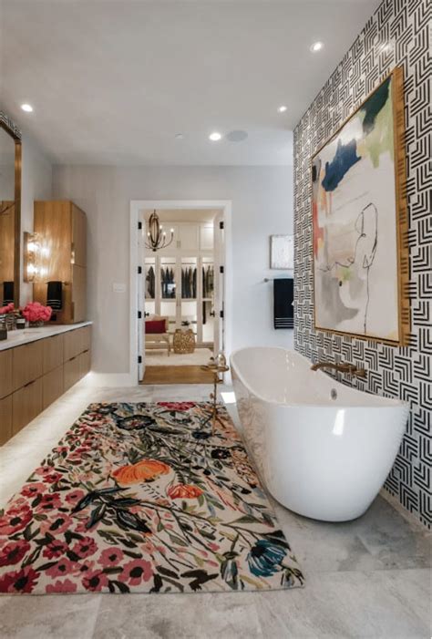 20 Eclectic Master Bathroom Ideas Photos Homeporio