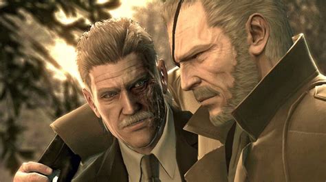 They've made snake (solid and naked) as well as raiden heroes worth playing big boss has quite a résumé. Metal Gear Solid 4 - Snake Meets Big Boss (Final Scene of ...