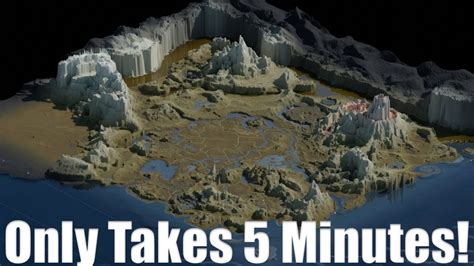Create Any Landscape In Minutes Blender 31 Tutorial Youtube