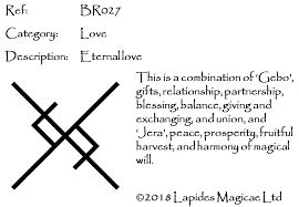Single and three rune readings. Image result for bind runes for eternal love | Eternal ...