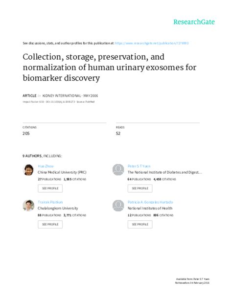 Pdf Collection Storage Preservation And Normalization Of Human