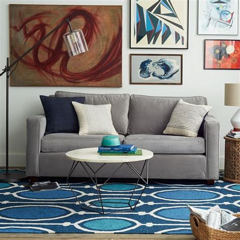 Metal base in gunmetal finish. Origami Coffee Table | west elm