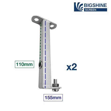 Well, mounting might seem easy in the first place with the mounting kit, but it is quite a tricky task at first, you will have to find the right spot on the ceiling where you can install the projector and the screen. 155mm Projector Screen Wall/Ceiling Mount | Bigshine Store