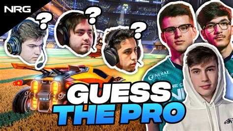 Guessing The Rocket League Pro Using Only Their Gameplay Nrg Rocket