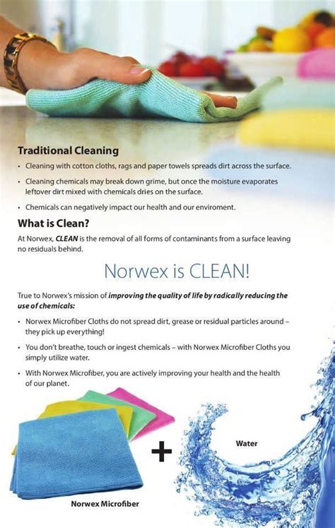 Norwex Removes 99 Of Bacteria And Residue From Surfaces