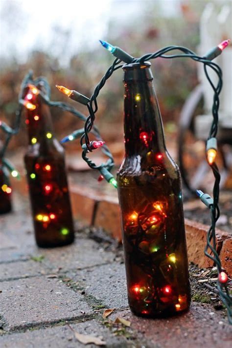 Love This Idea For An Outdoor Christmas Light Decoration Upcycled
