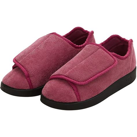 Silverts Silverts Women Extra Extra Wide Easy Closure Slippers 6
