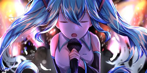 Vocaloid 4k Ultra Hd Wallpaper Background Image 4952x2476