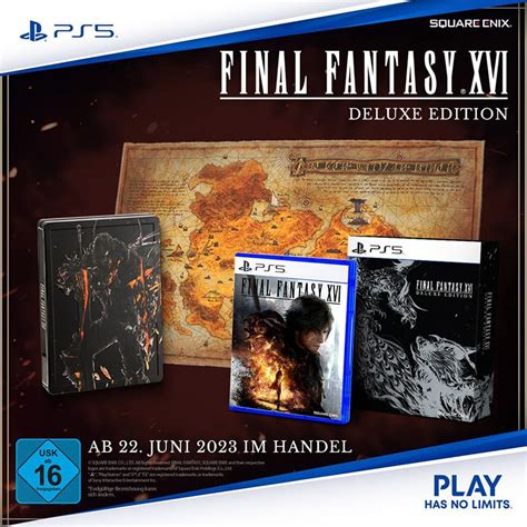 Final Fantasy Xvi Collectors Edition Deluxe Edition And Standard