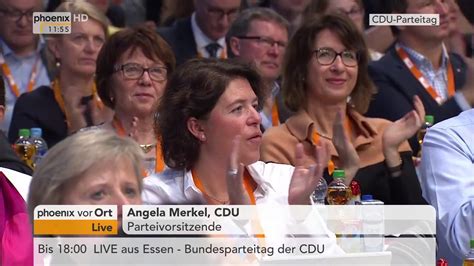 Cdu Parteitag Rede Von Angela Merkel Am 06 12 2016 Youtube