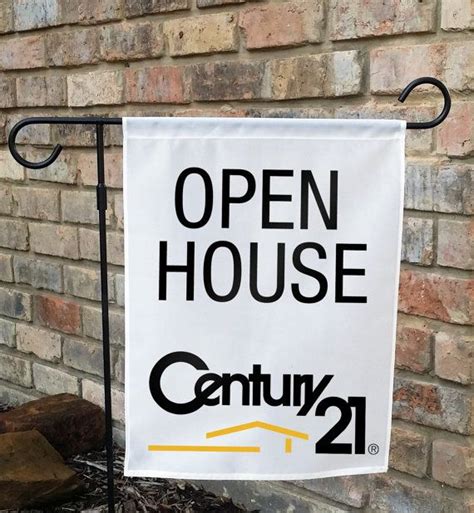 Century 21 Open House Yard Flag Can Be Customized For Any Company