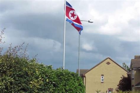 North Korea Flag Flies In Uk Over Middlesbrough Base After Missile