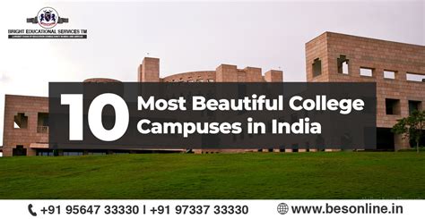 10 Most Beautiful College Campuses In India Bright Educational