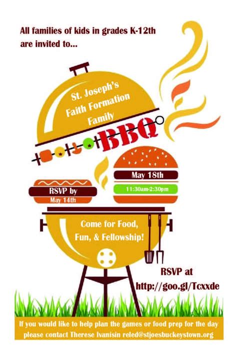 Letters of transfer include information about the member's standing with your church as well as a request for notification when the new membership begins. Faith Formation Family BBQ - St. Joseph-on-Carrollton ...